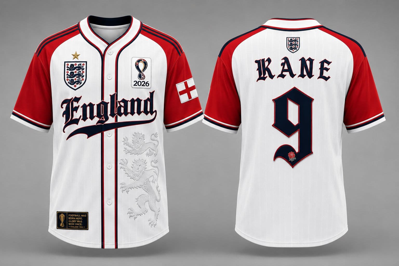 England England — Kane 9 Jersey