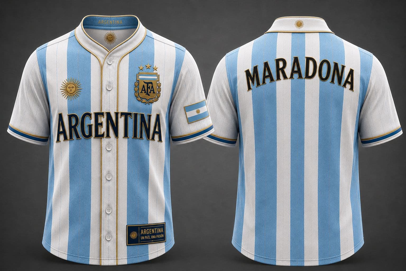 Argentina Maradona Tribute Jersey