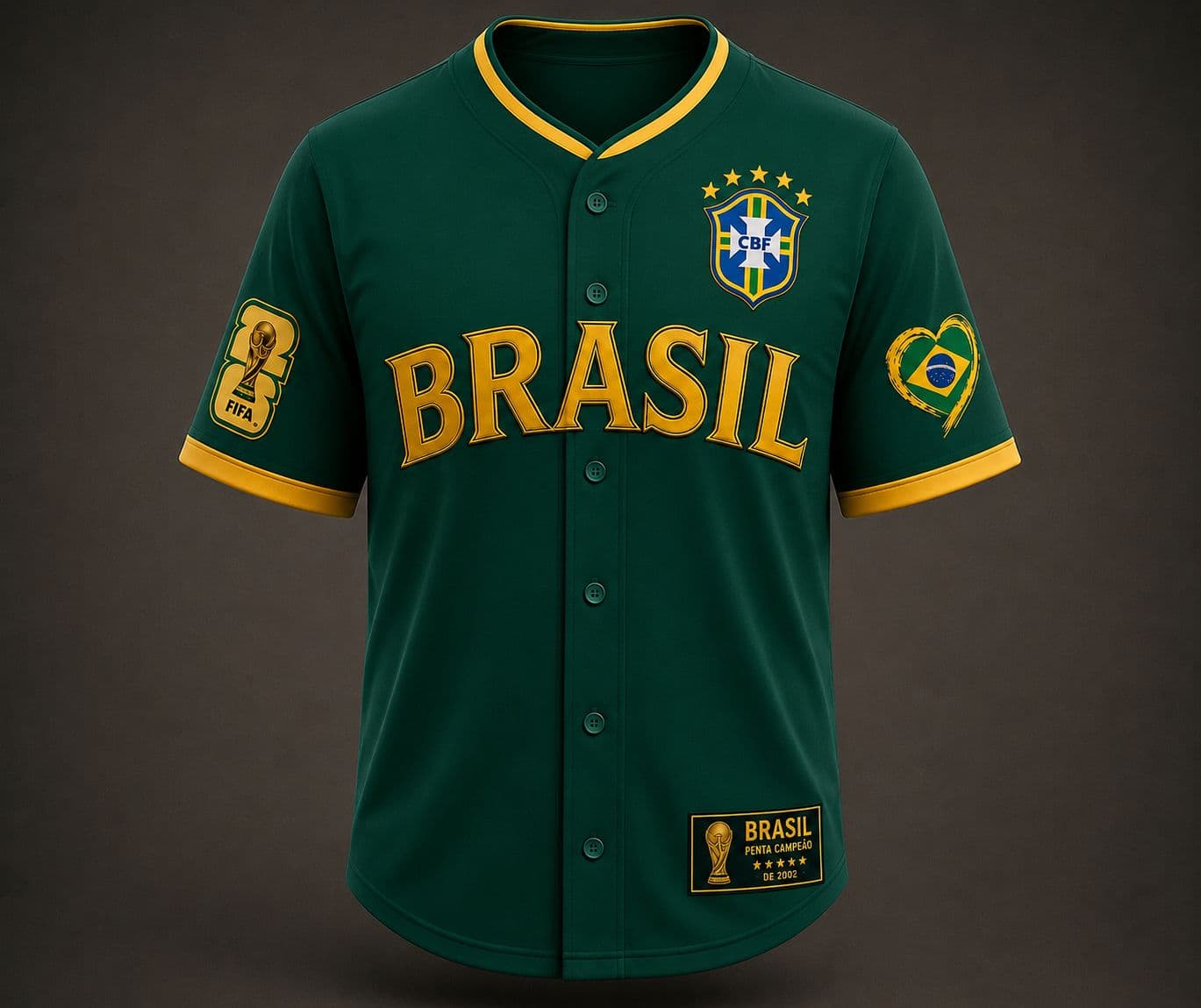 Brazil Joga Bonito — Green