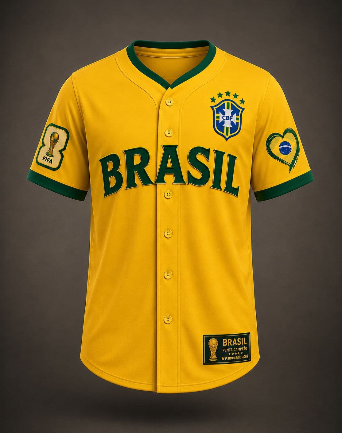 Brazil Joga Bonito — Yellow